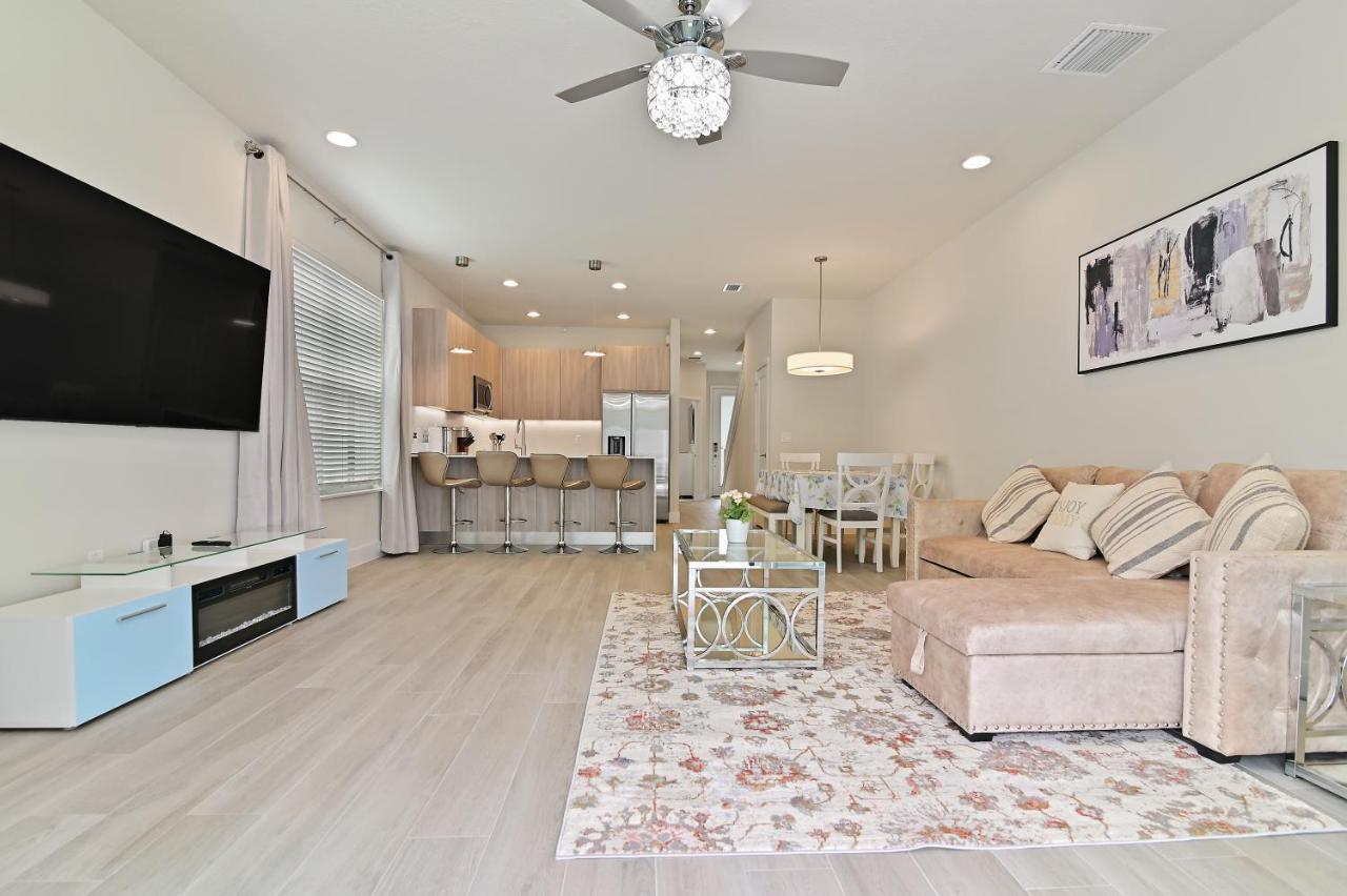 New Modern & Spacious Townhouse Near Disney - 4Br And 3Fb 奥兰多 外观 照片