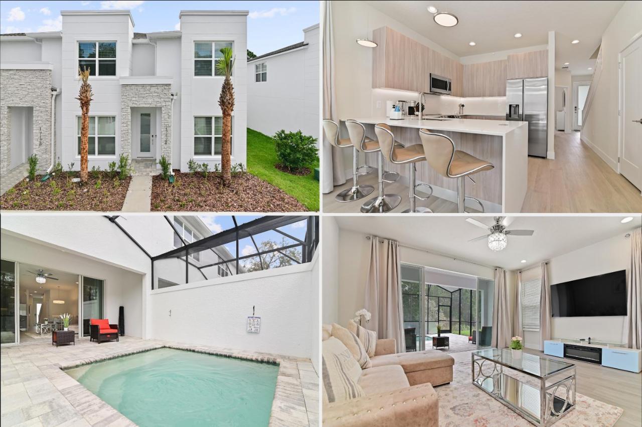 New Modern & Spacious Townhouse Near Disney - 4Br And 3Fb 奥兰多 外观 照片